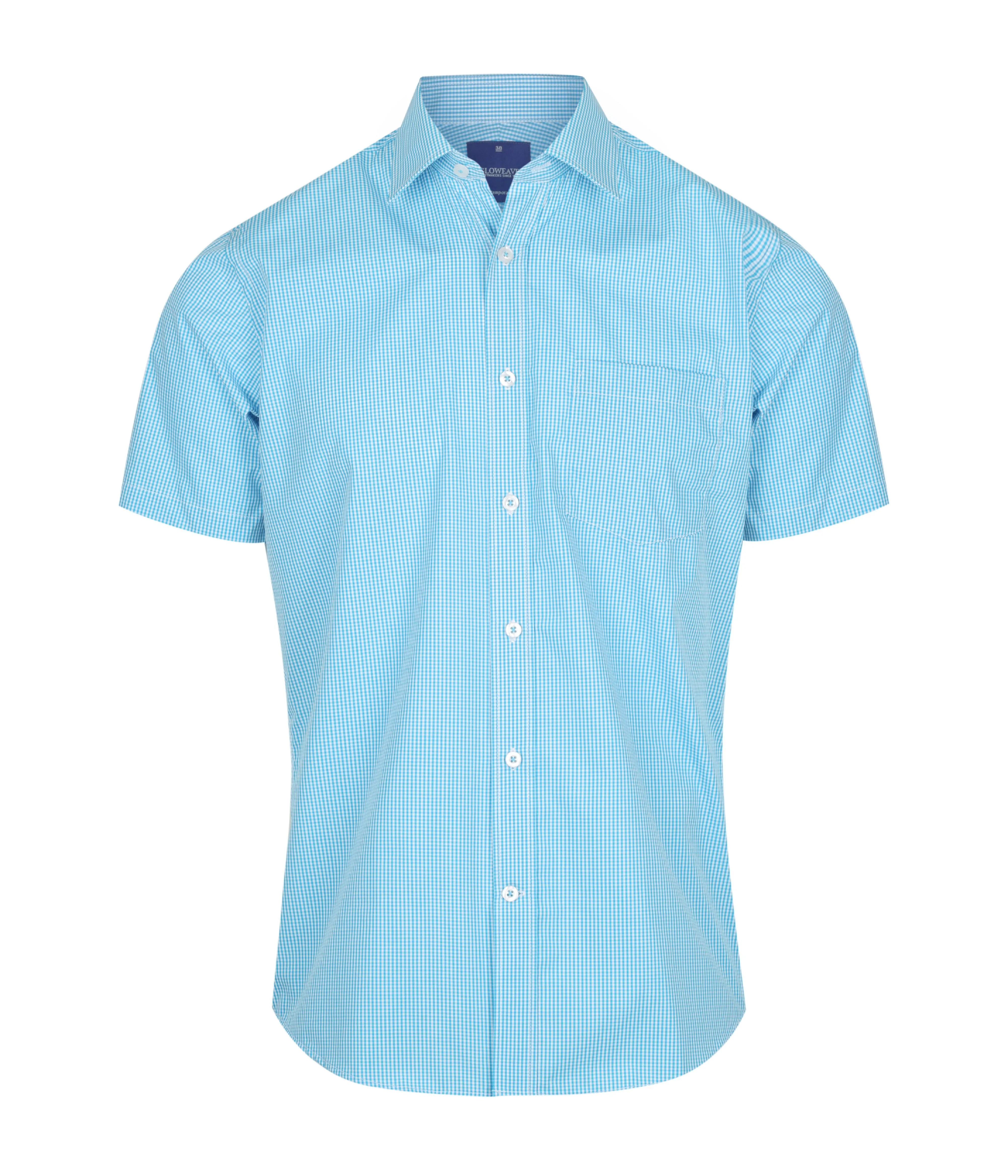 1637S Gingham Short Sleeve Shirt