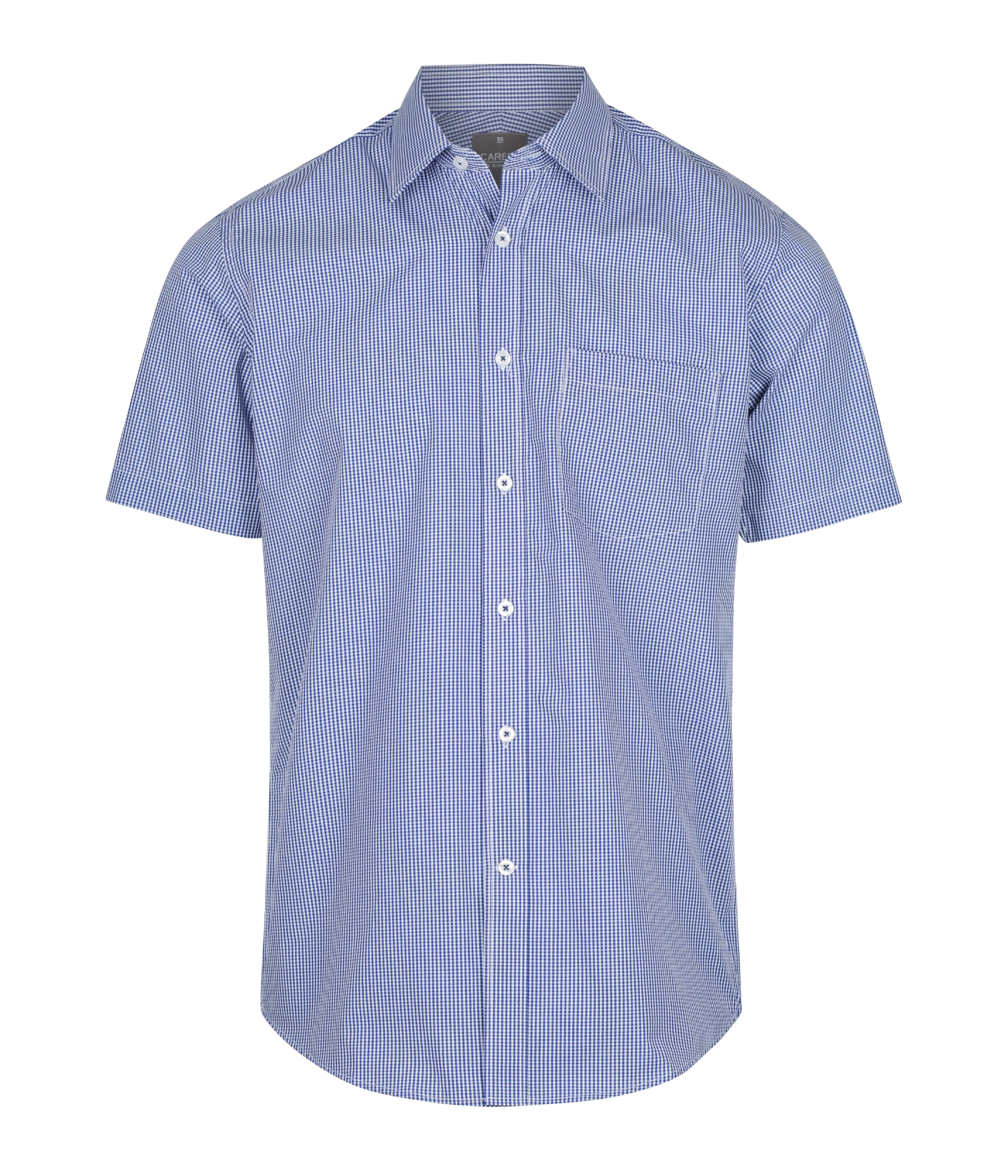 1637S Gingham Short Sleeve Shirt