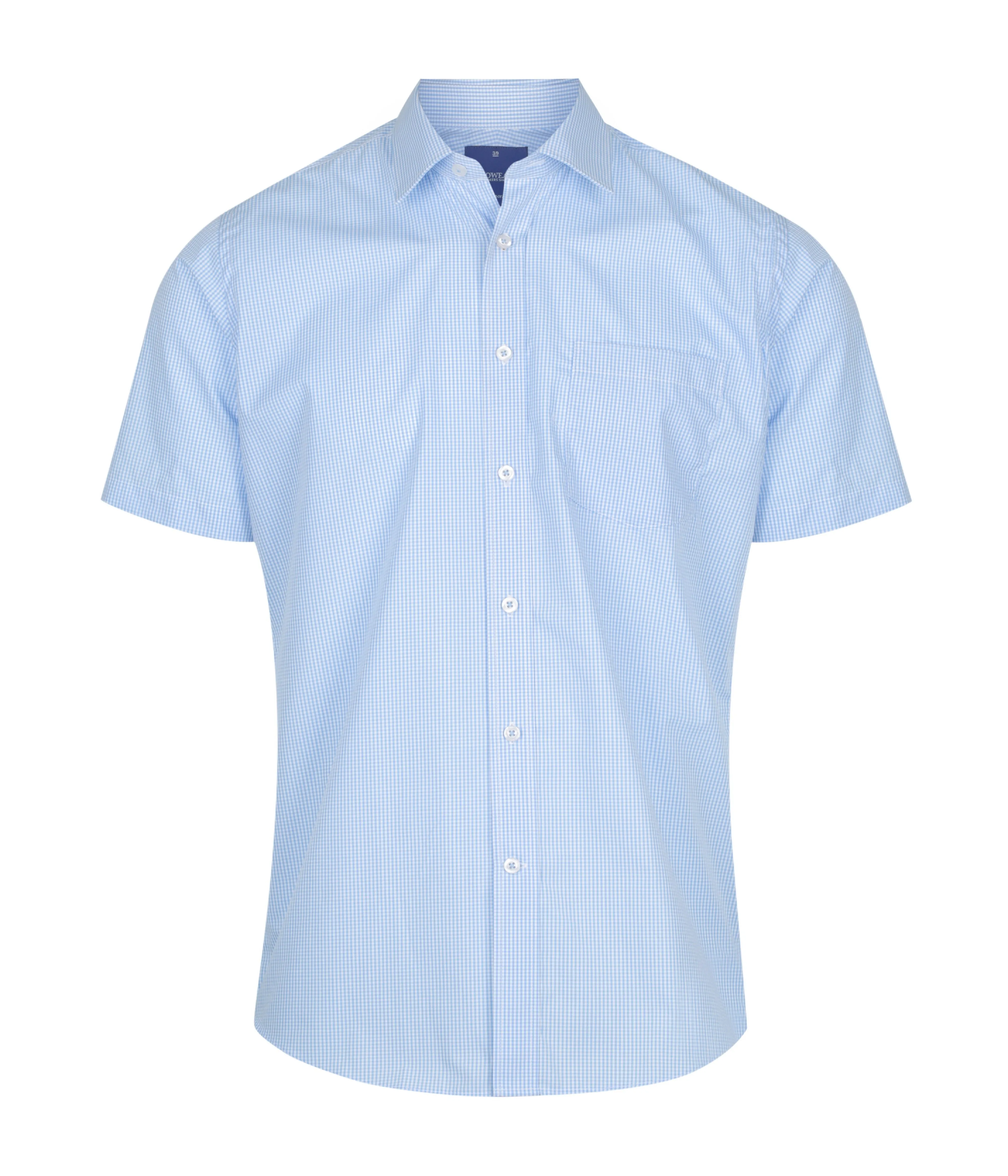 1637S Gingham Short Sleeve Shirt