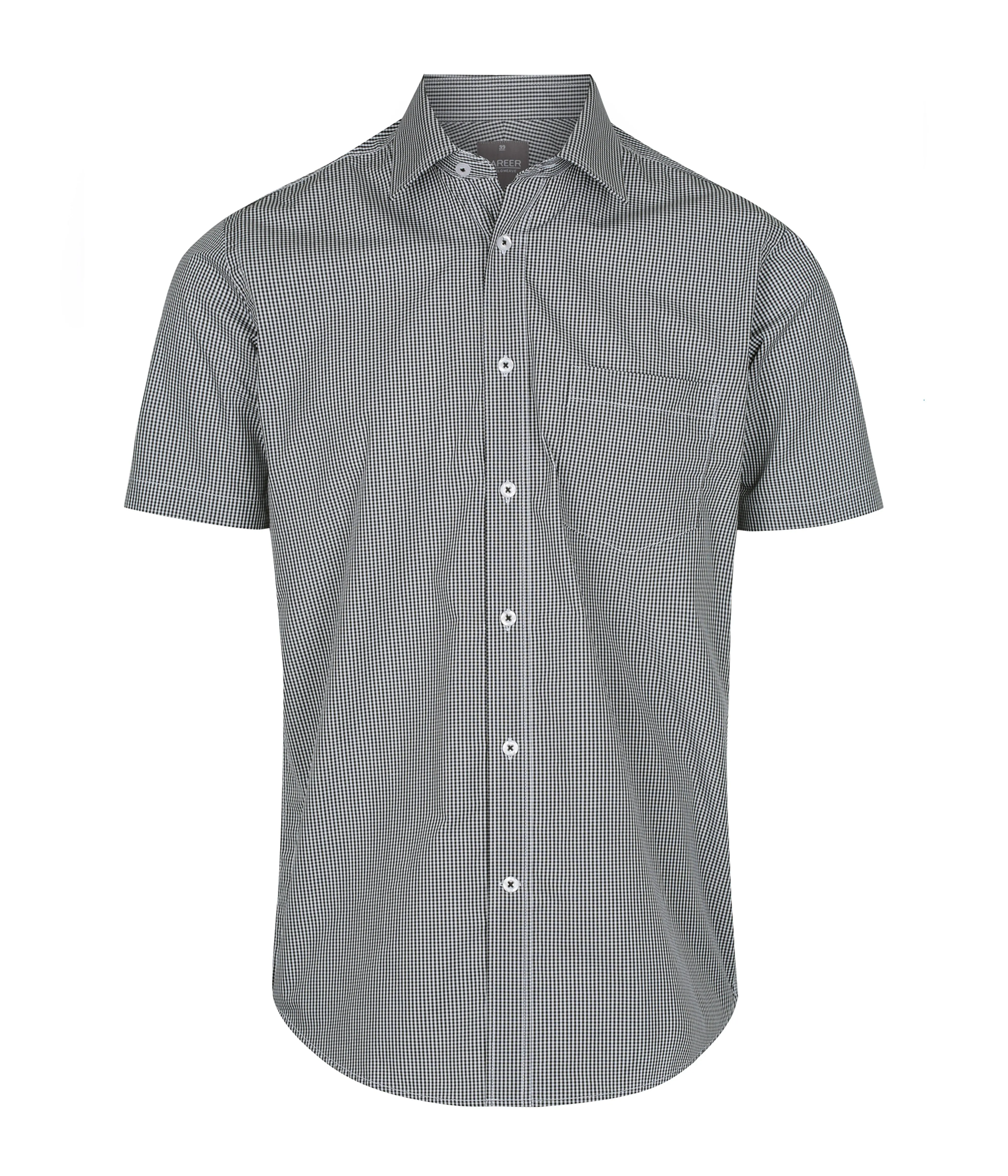 1637S Gingham Short Sleeve Shirt