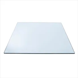 19" Square Clear Glass Table Tops