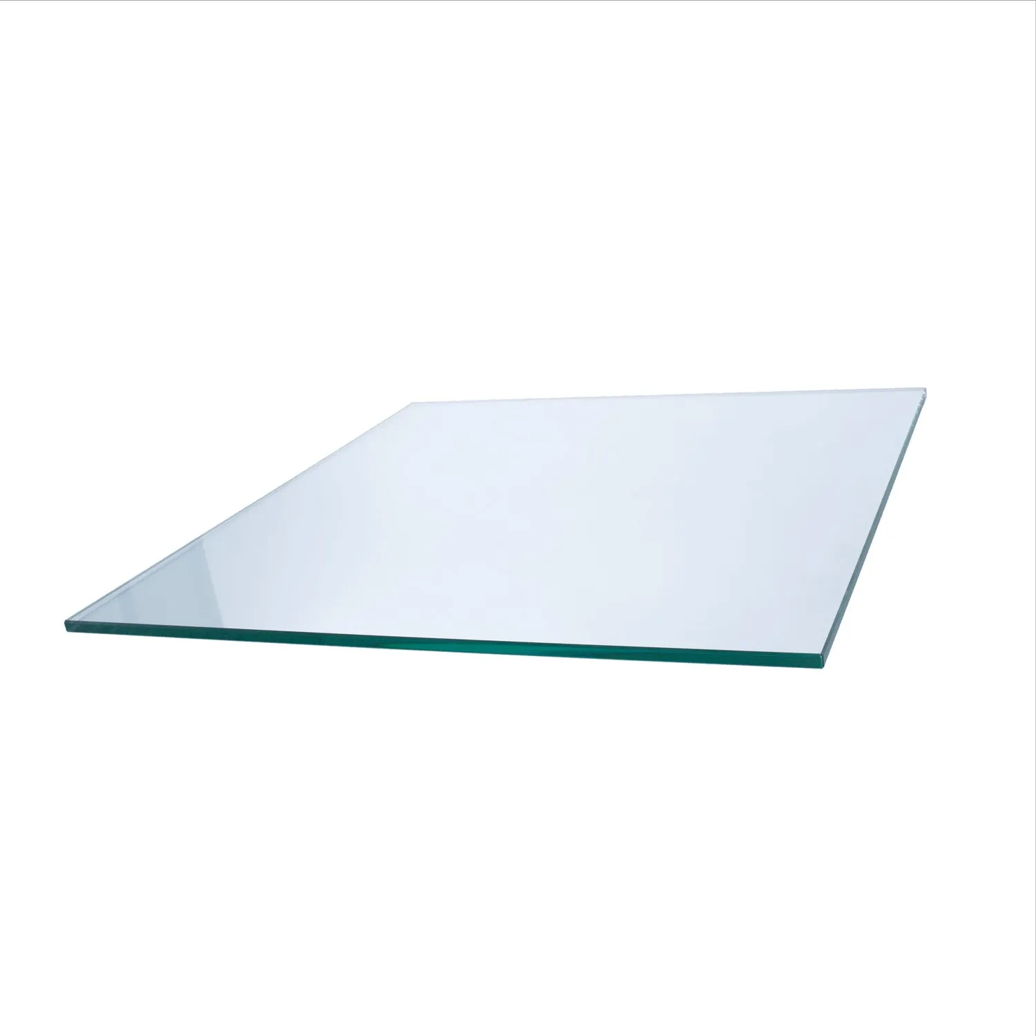 31" Square Clear Glass Table Tops