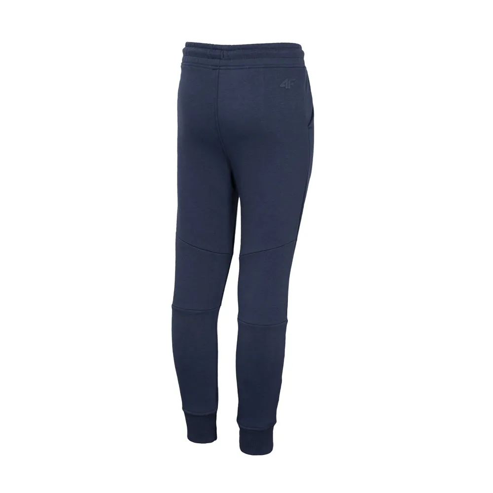 4F Knee Panel Navy Blue Fleece Trouser 3655