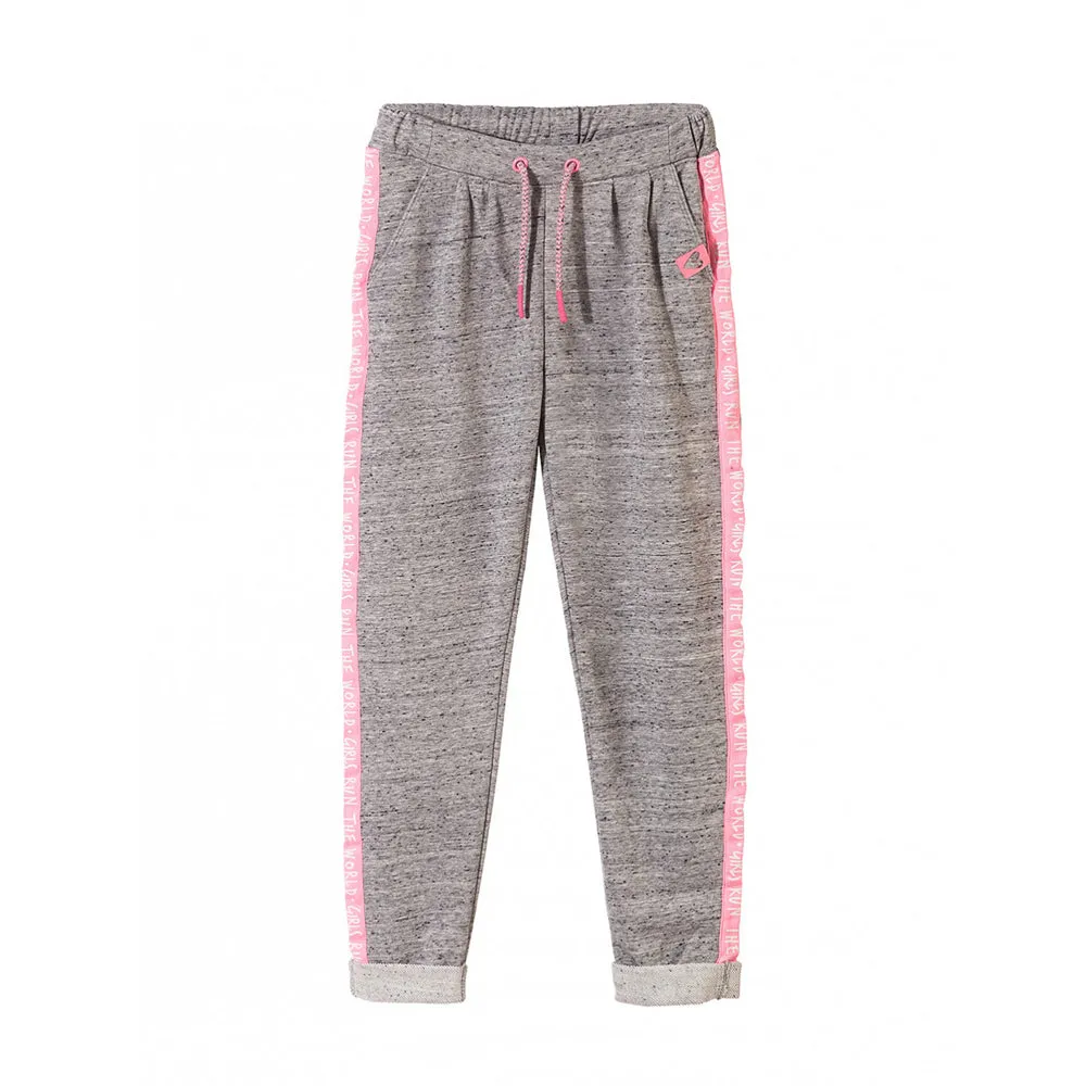 5.10.15 Run the Word Pink Side Tape Grey Trouser 1089