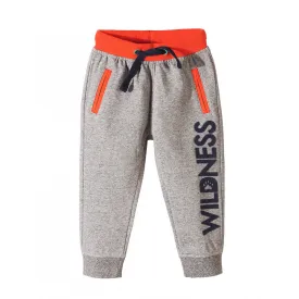 5.10.15 Wildness Contrast Belt Grey Fleece Trouser 1028