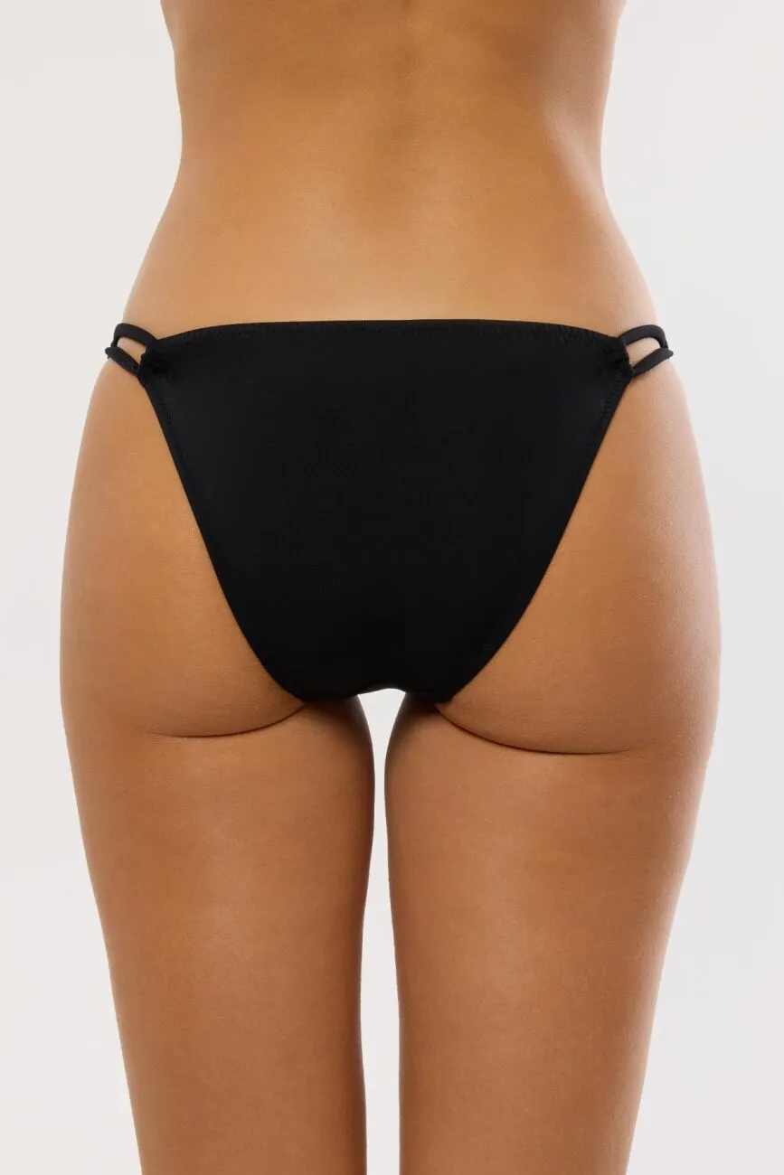 63062 Black Bikini Bottoms