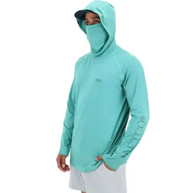 AFTCO Men's Yurei Air-O Mesh Hooded Long Sleeve Performance Shirt