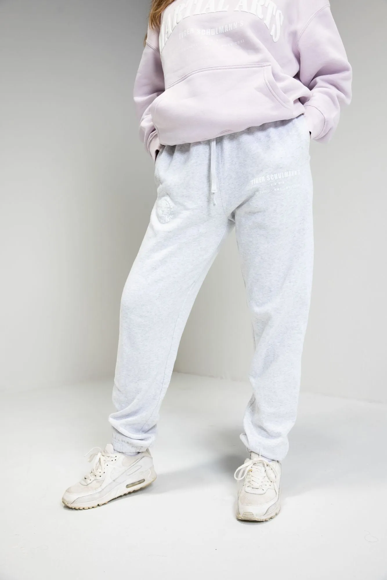 'At Ease’ Sweats - White Heather