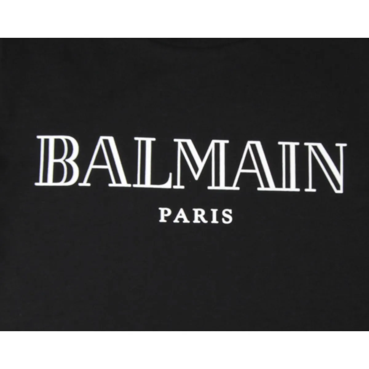 Balmain Kids Black T-Shirt