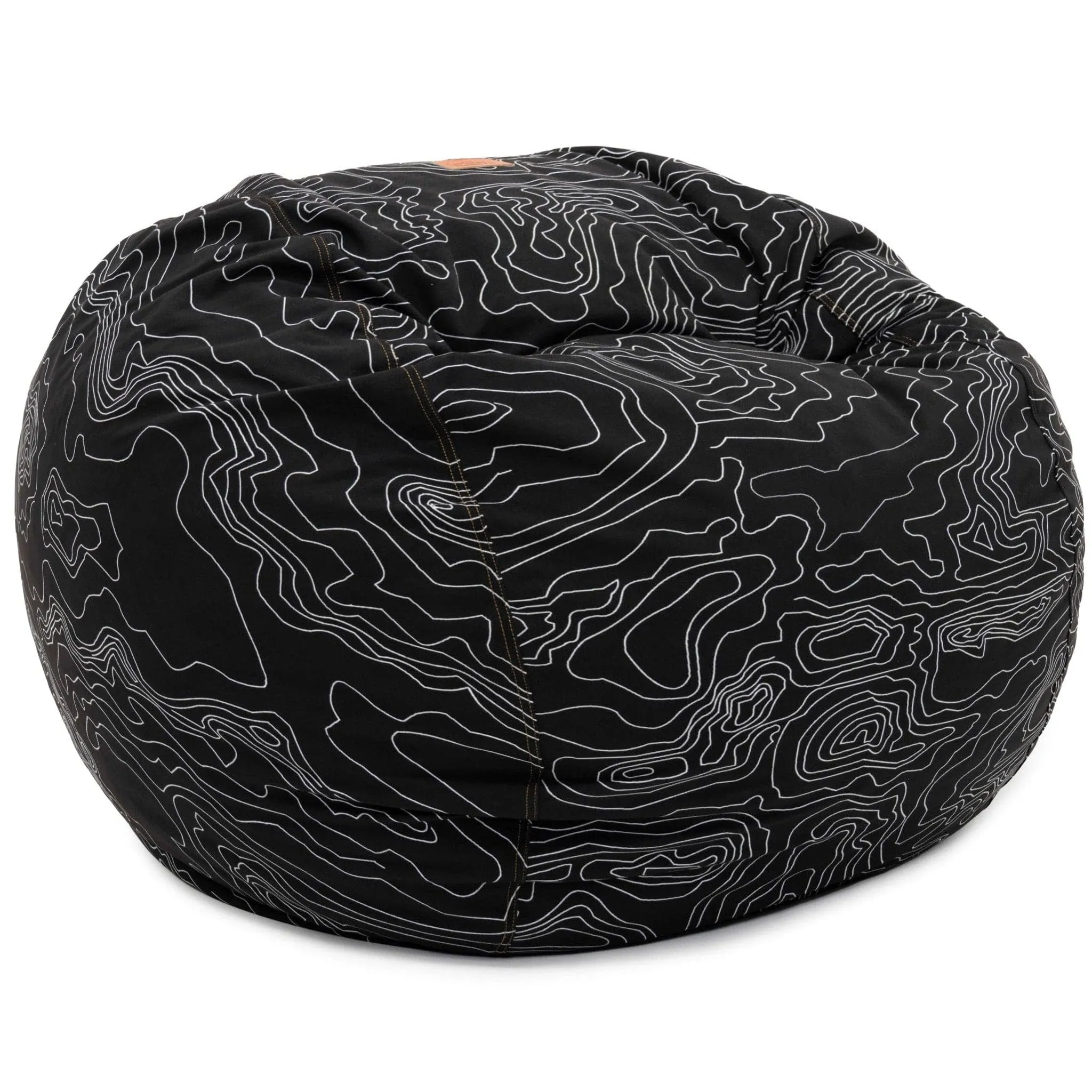 Bean Bag - King - Black Topo