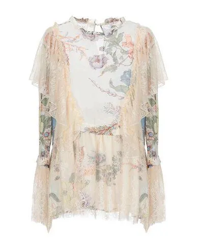 Blugirl Blumarine Women Blouse Beige 10 UK