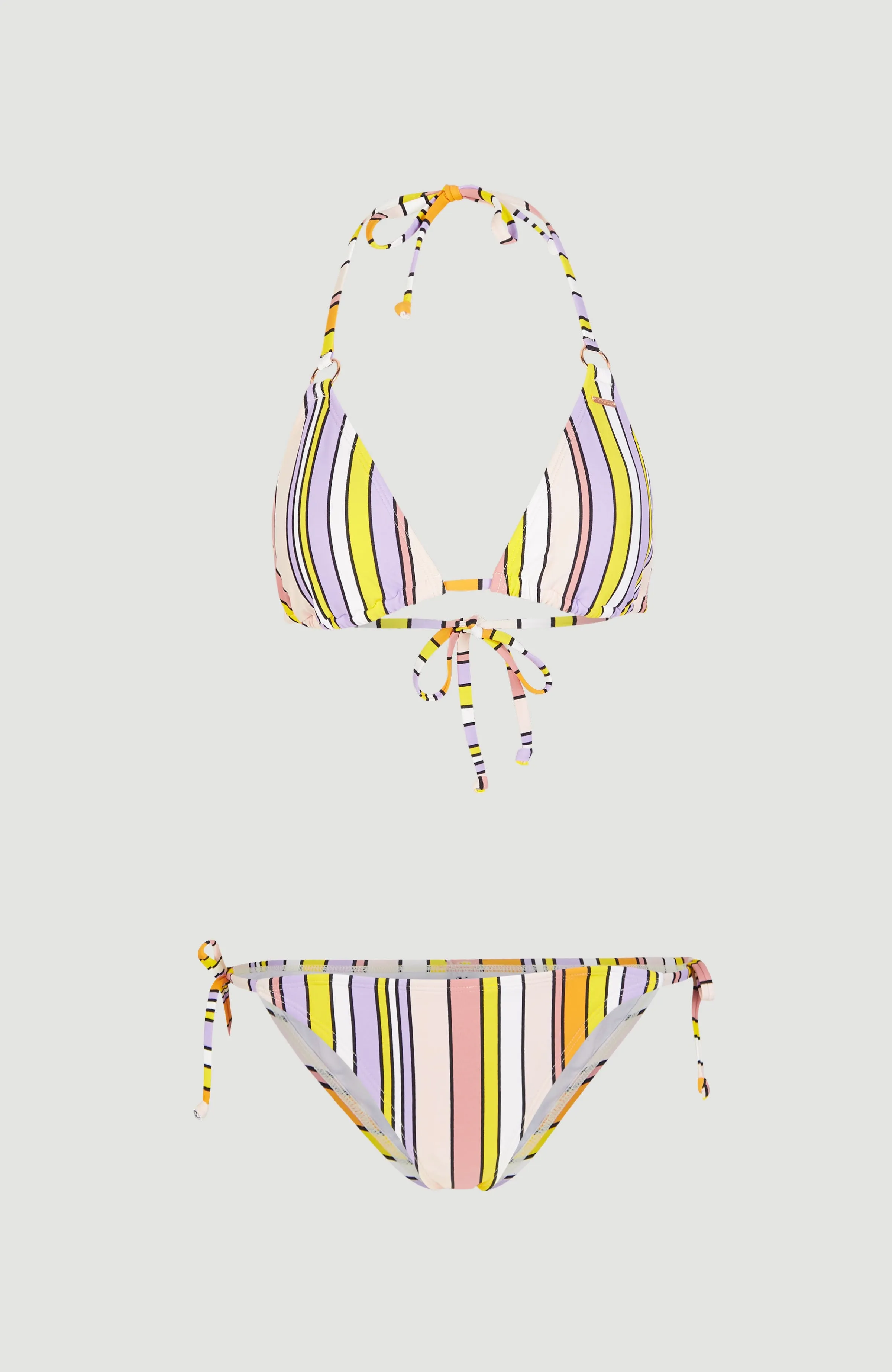 Capri - Bondey Triangle Bikini Set | Multi Stripe