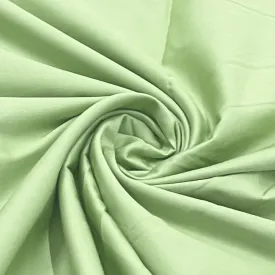 Classic Artichoke Green Solid Cotton Satin