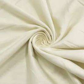 Classic Cream Solid Cotton Satin