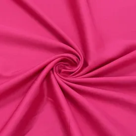 Classic Fuscic Pink Solid Cotton Satin