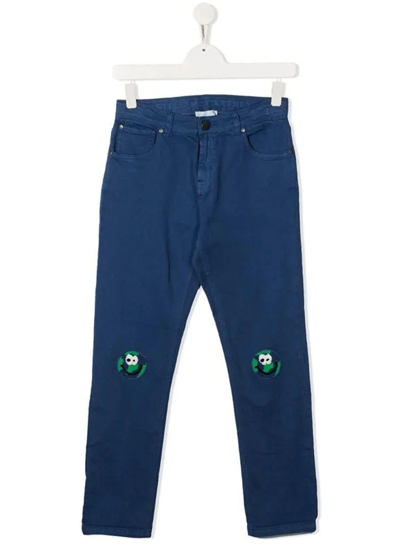 Denim Trouser Planet Emb