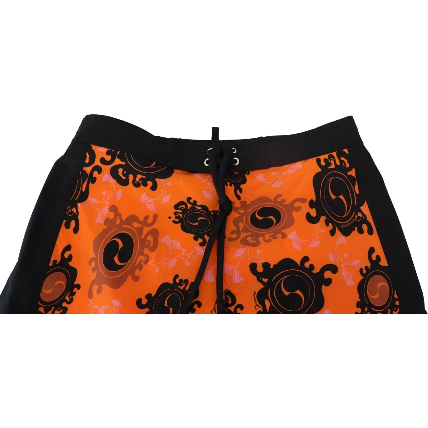 Dsquared² Chic Orange Swim Shorts Boxer for Men