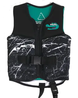 Follow Grommy Infants' Life Jacket - Black / White - 2024