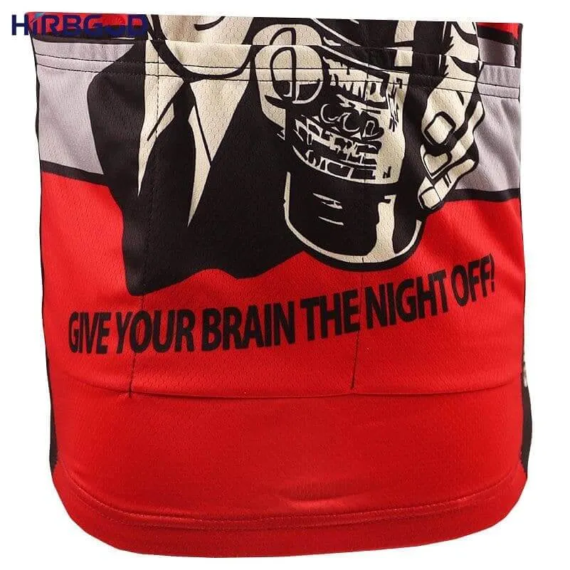 Give Your Brain The Night Off - Beer Cycling Jersey