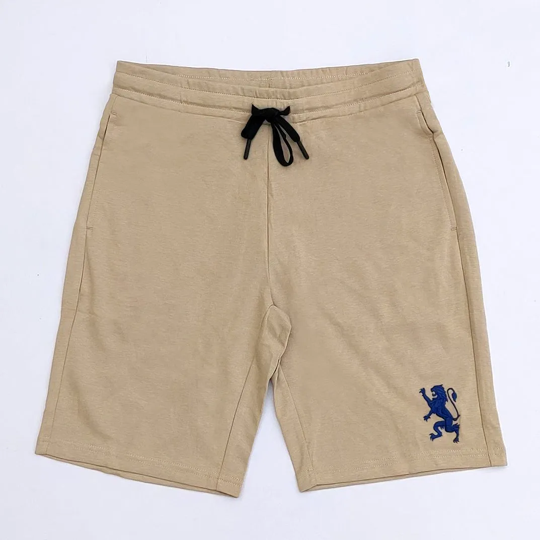 GR - Men 'Beige' G-Motion Embroidered Logo Shorts GR750