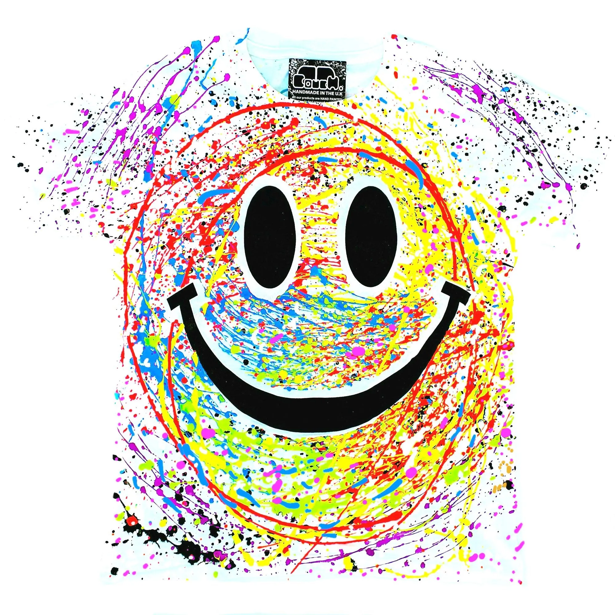 GRIN FACE KIDS T-SHIRT - WHITE