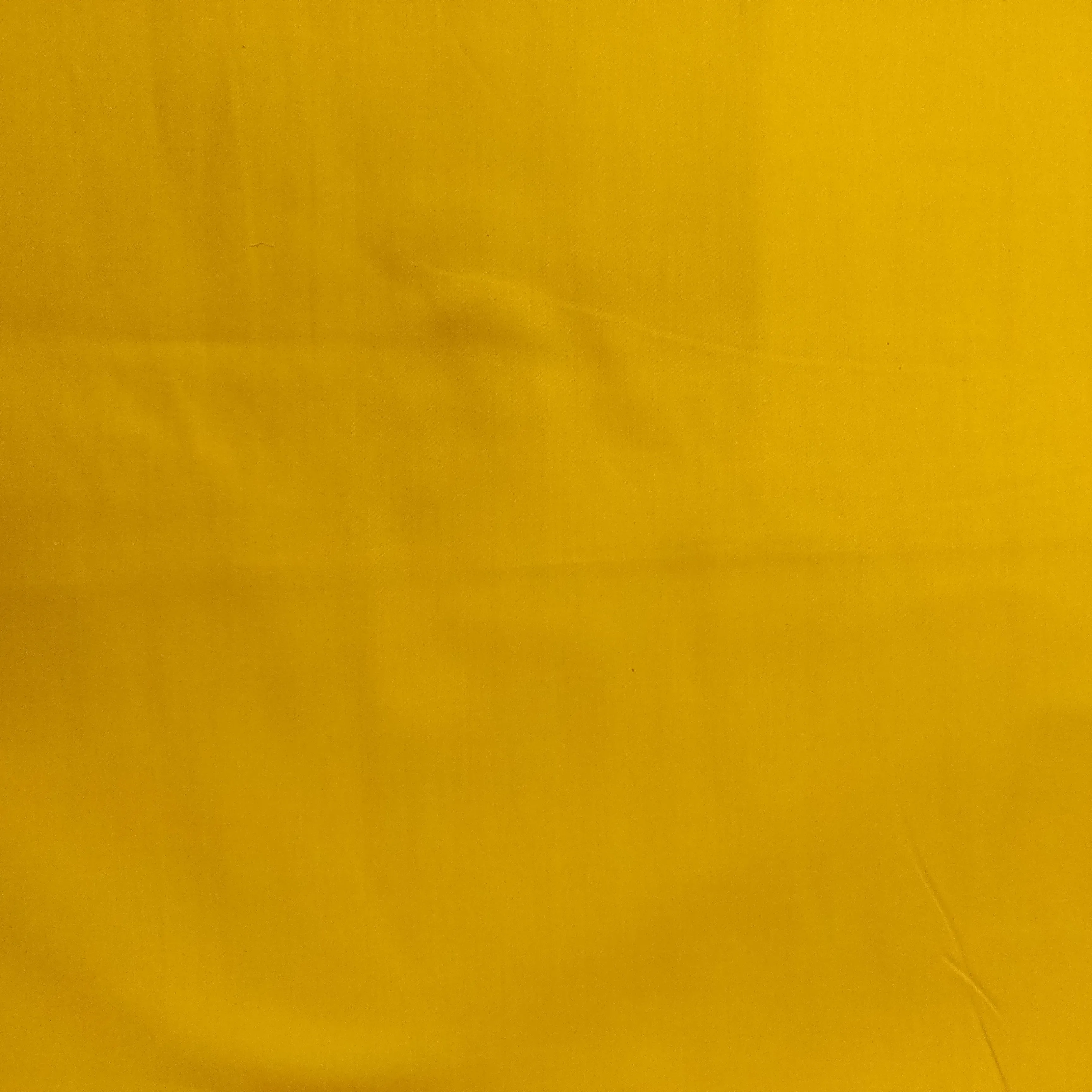 Haldi Yellow Solid Cotton Satin Fabric