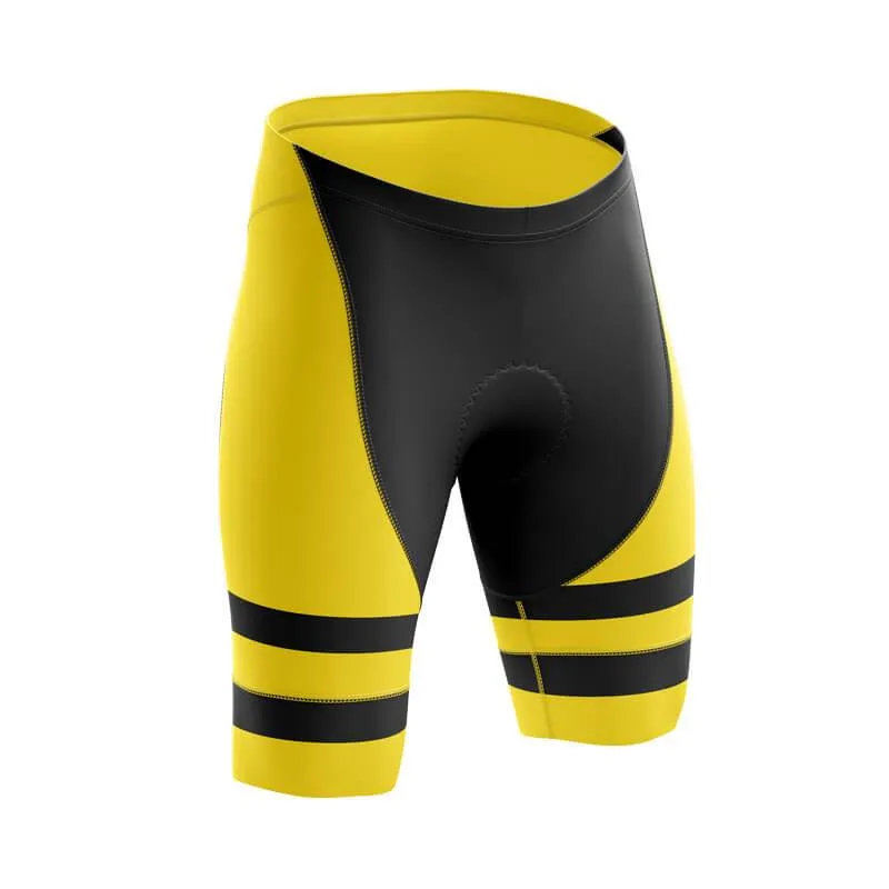 Half Stripes Bib & Shorts (YELLOW)