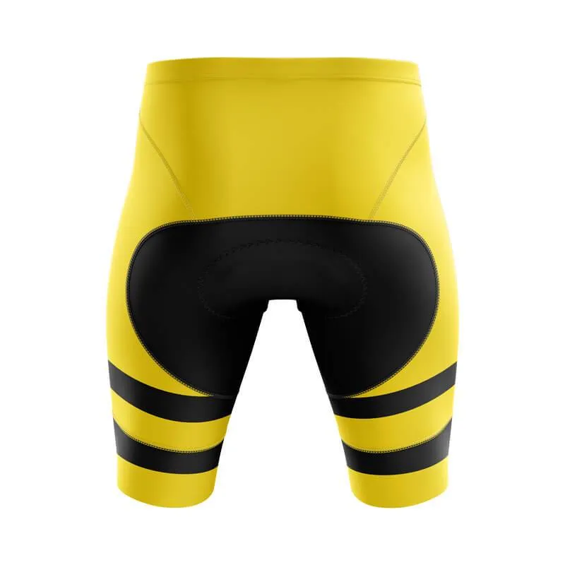 Half Stripes Bib & Shorts (YELLOW)