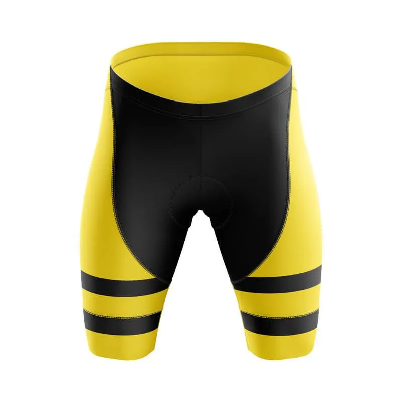 Half Stripes Bib & Shorts (YELLOW)