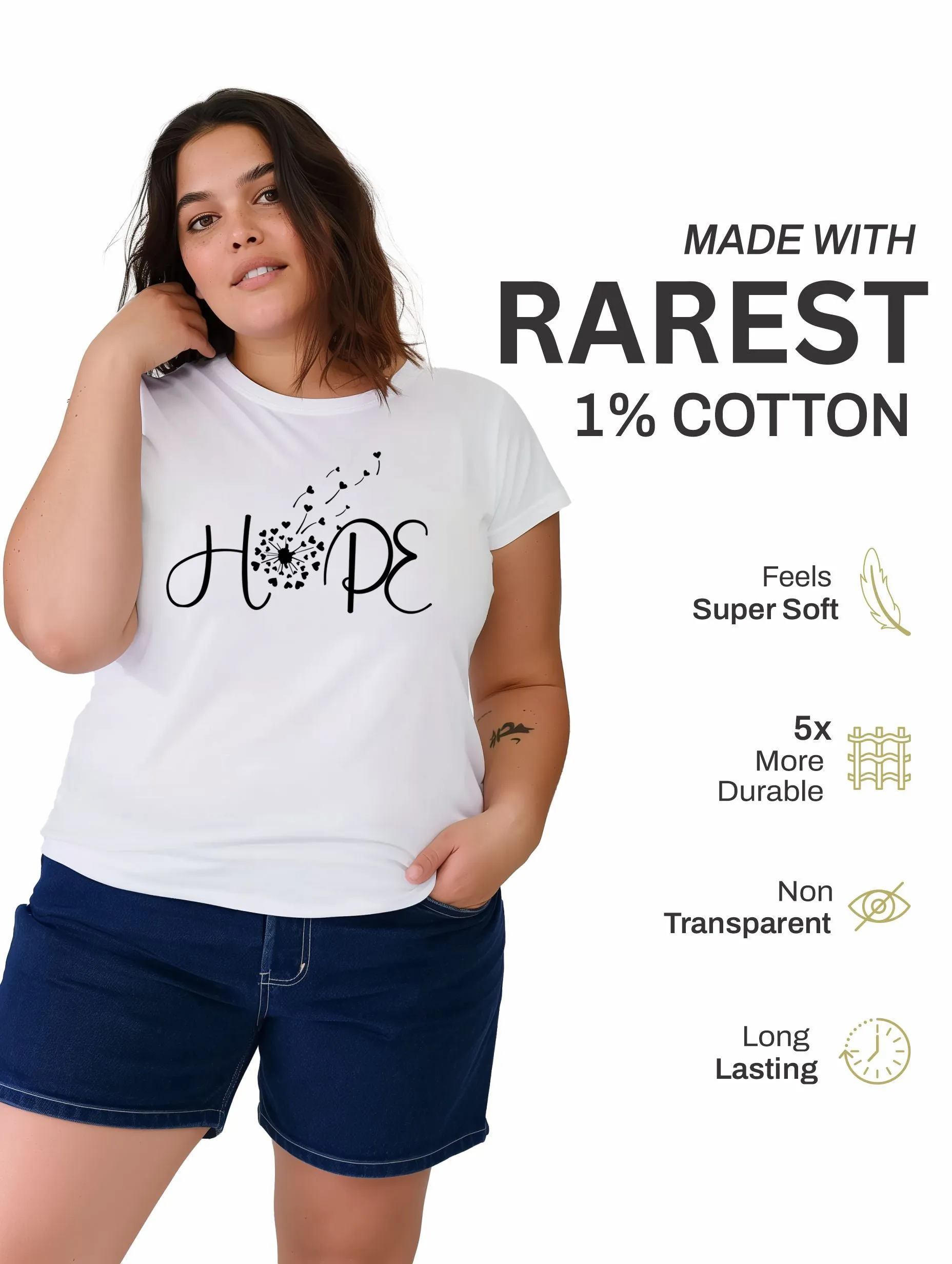 Hope Plus Size Women T-Shirt