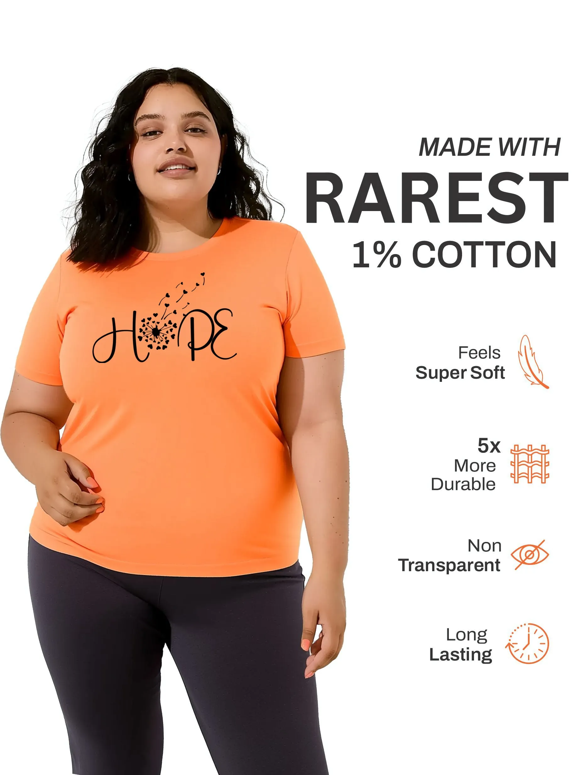 Hope Plus Size Women T-Shirt