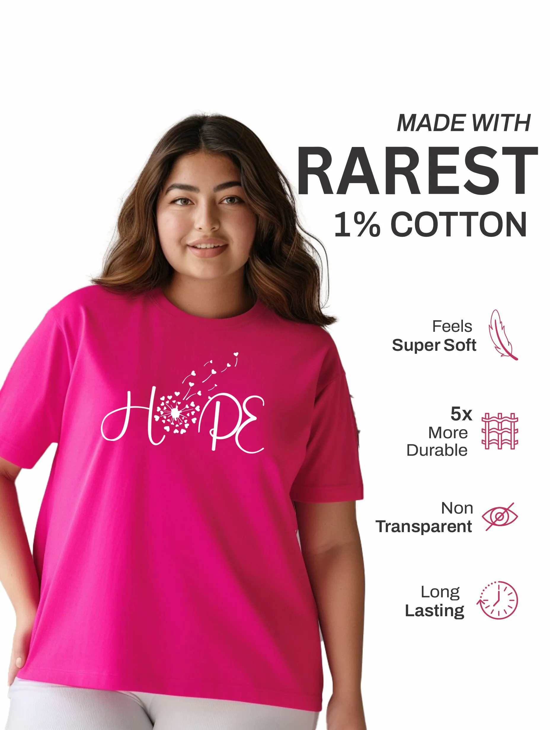 Hope Plus Size Women T-Shirt