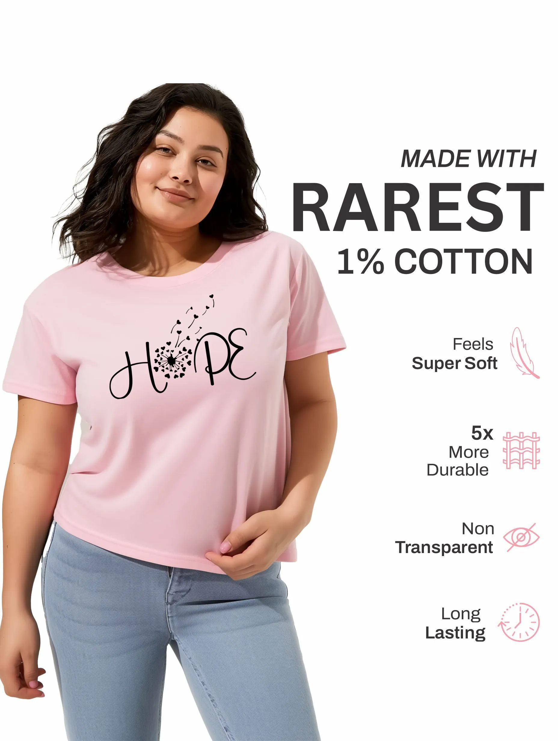 Hope Plus Size Women T-Shirt