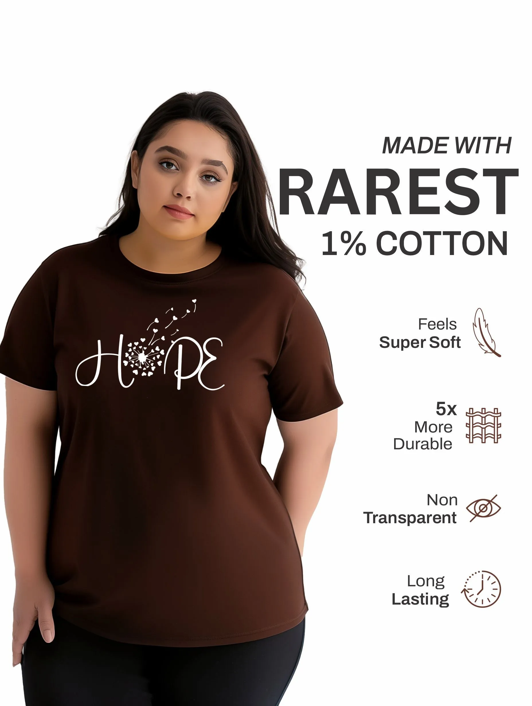 Hope Plus Size Women T-Shirt