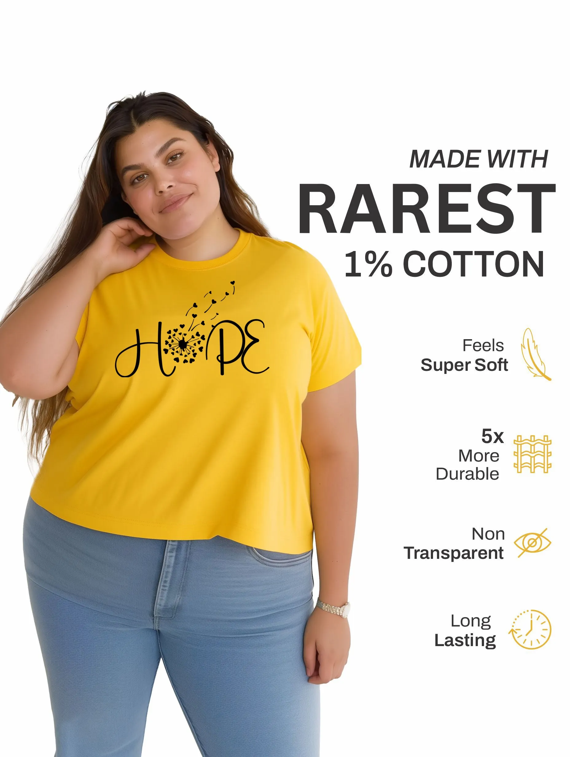 Hope Plus Size Women T-Shirt