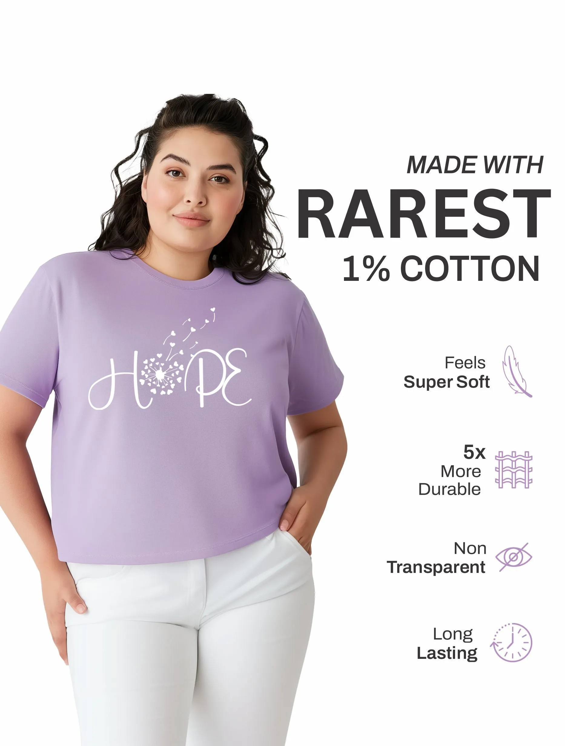 Hope Plus Size Women T-Shirt