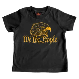 Hot Leathers GYS1059 Kids Black We the People Short Sleeve Shirt