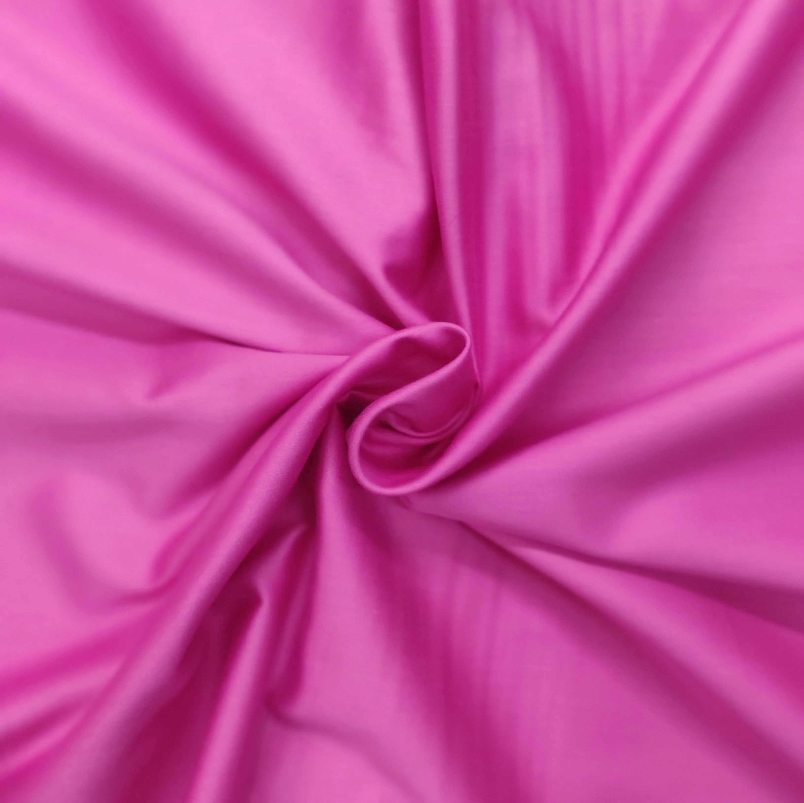 Hot Pink Solid Cotton Satin Fabric