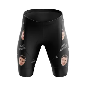 Just Married Custom Face Shorts (black)