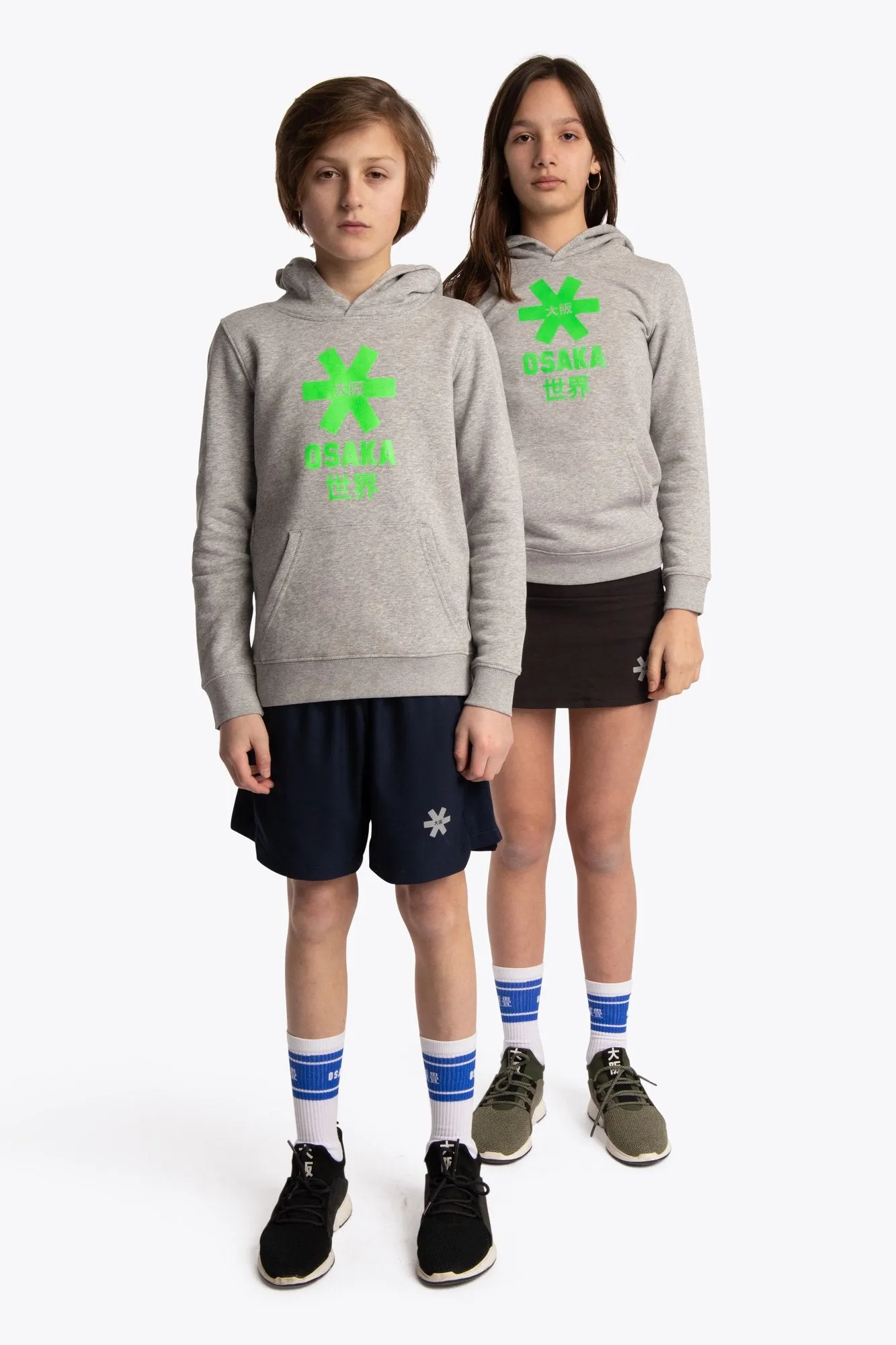 Kids Hoodie Green Star