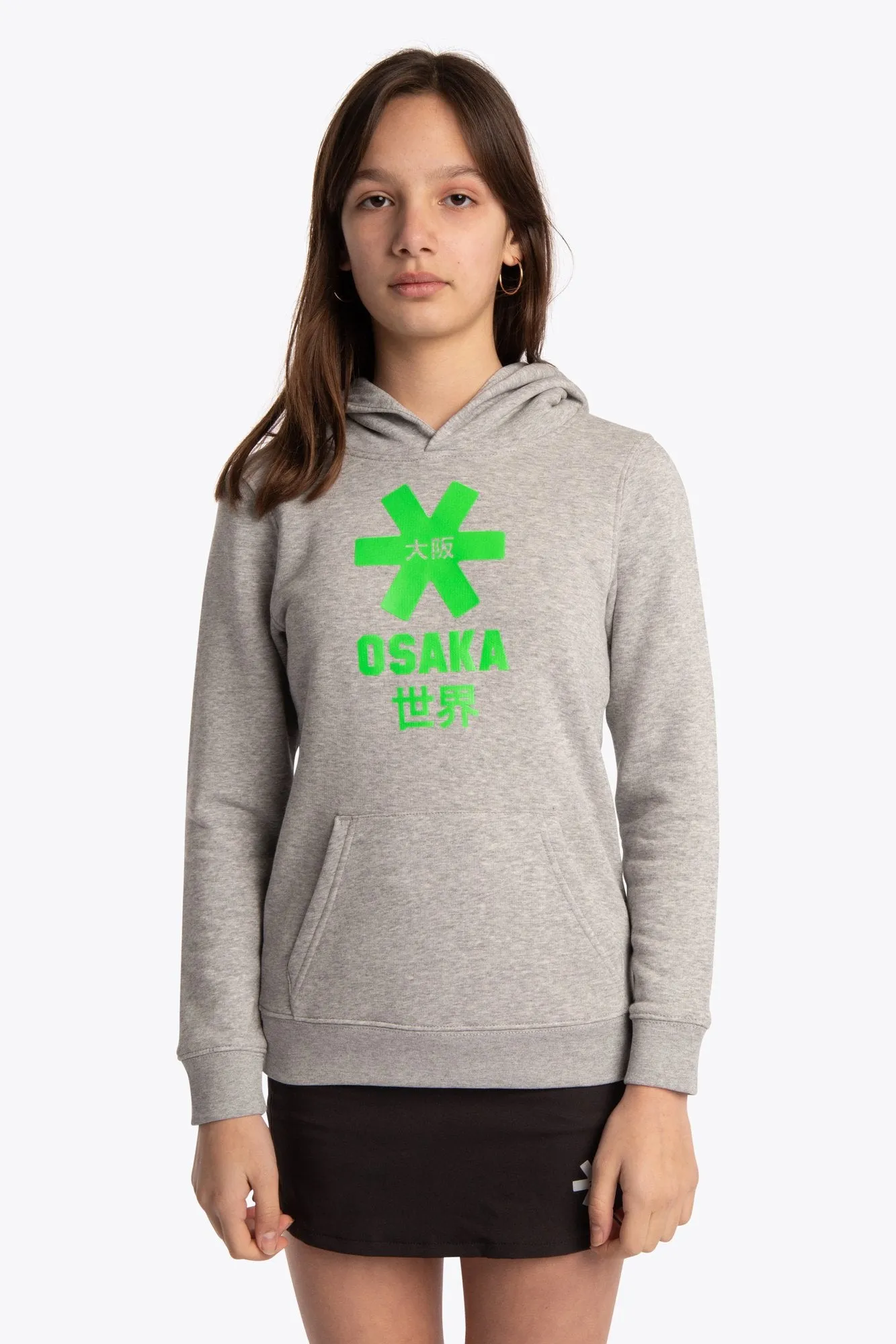 Kids Hoodie Green Star