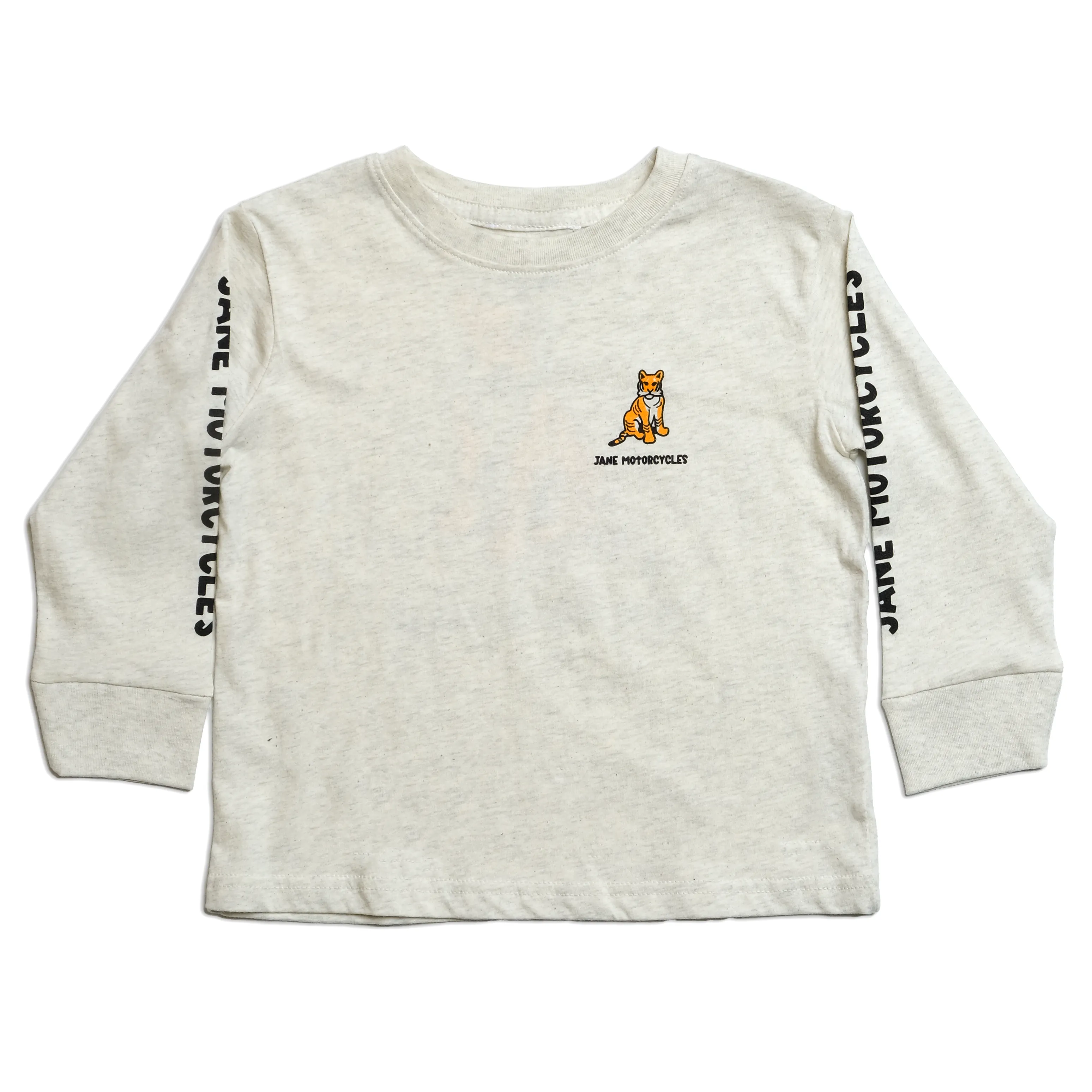 KIDS LITTLE TIGER LONG SLEEVE T-SHIRT - HEATHER GRAY