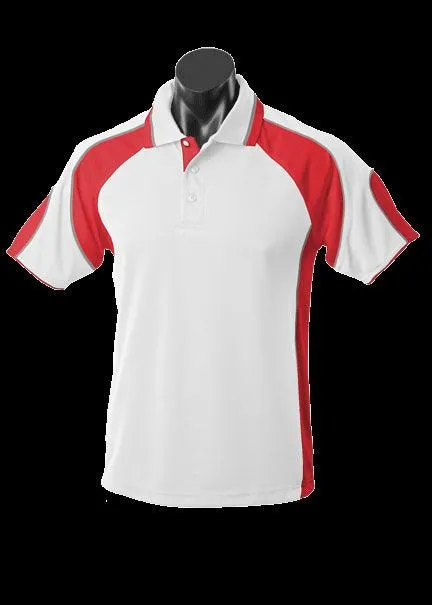 Kids Murray Polo White/Red