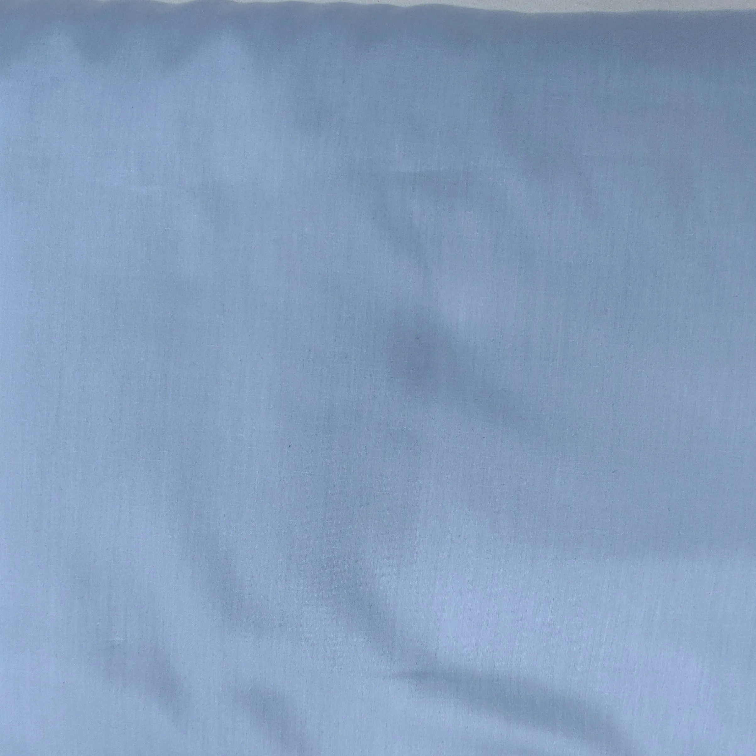 Light Blue Solid Cotton Satin Fabric