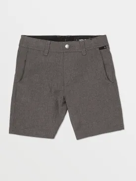 Little Boys Frickin Cross Shred Static Shorts - Charcoal Heather