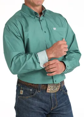 LS Solid Shirt in Green by Cinch