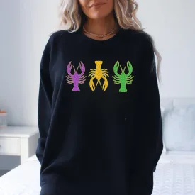 Mardi Gras Crawfish Sweatshirt