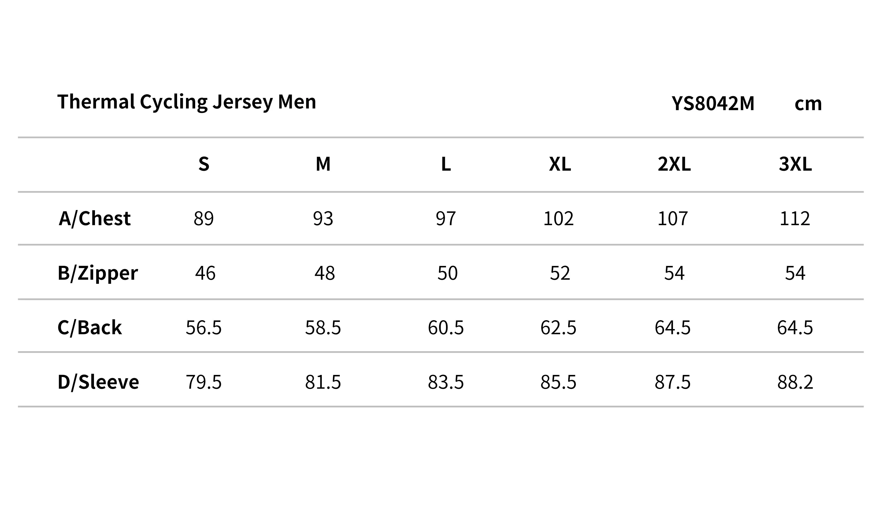 Men's Fleece LS Cycling Jersey Trendsettter