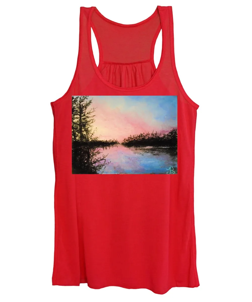 Night Streams in Sunset Dreams  - Women's Tank Top