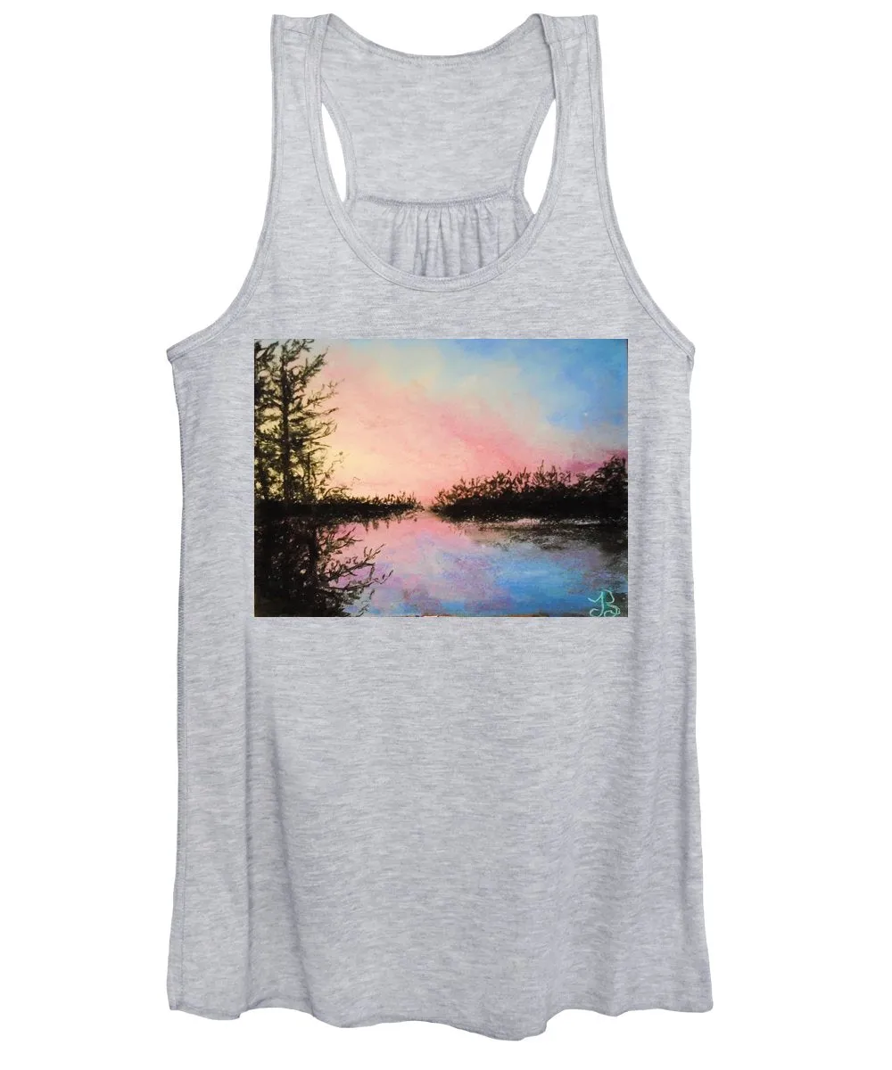 Night Streams in Sunset Dreams  - Women's Tank Top